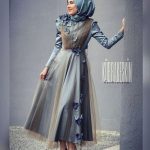 üc boyutlu abiye tesettur modelleri