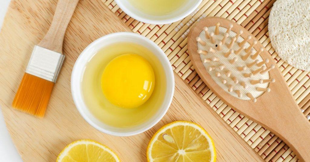 Yumurta akı ve limon maskesi 