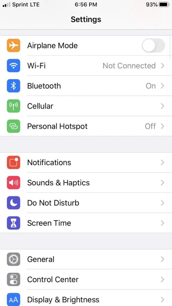 iphone airdrop isim degistirme