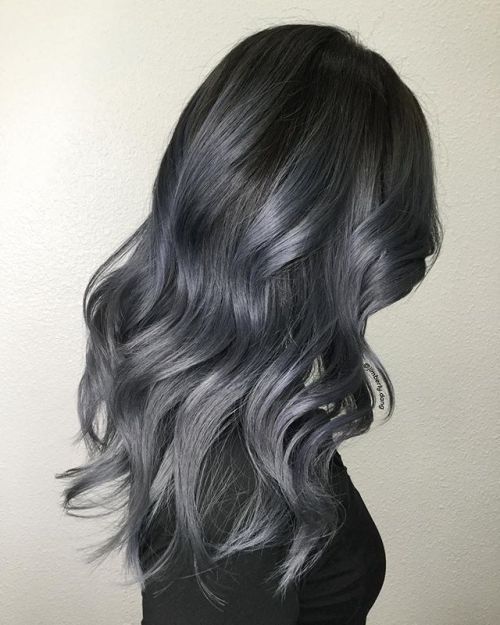 Ombre siyah saç rengi