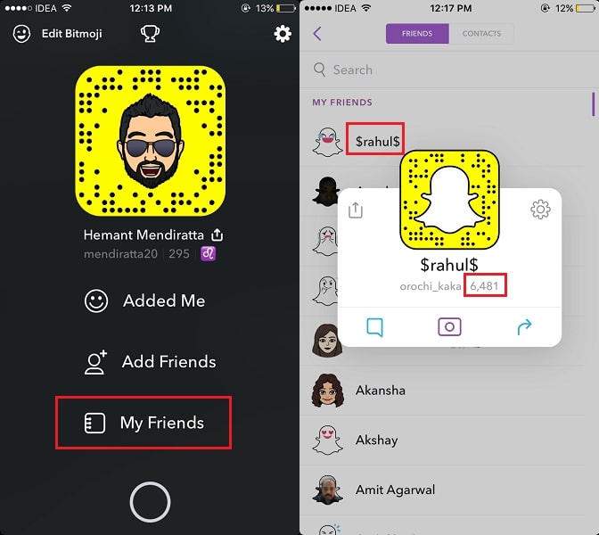 Snapchat puanlari neye gore artiyor