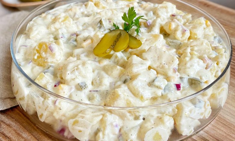 Soslu Patates Salatasi Tarifleri