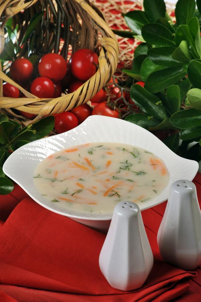 Kremalı mantar çorbası