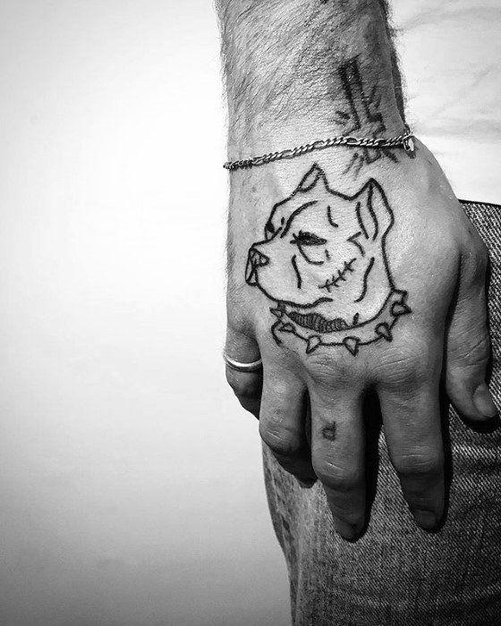 Pittbull Dövme Modeli