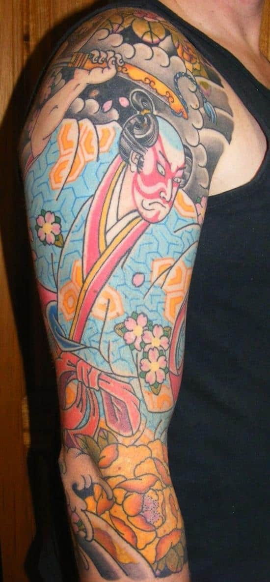 yakuza samuray dovmesi