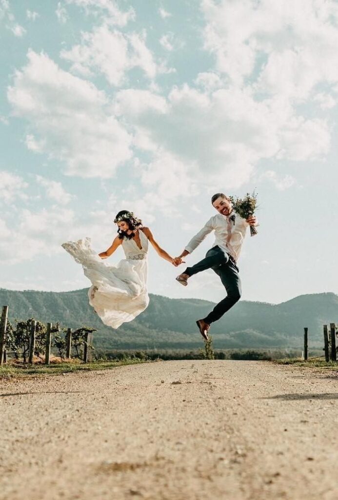 İlginç gelin damat fotoğrafları