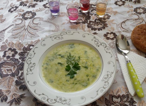 Süt kabak çorbası