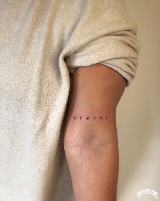Beğenileri Üzerine Toplayan Küçük Dövme Modelleri ve Anlamları 38 52 Unique Gemini Tattoos with Meaning Our Mindful Life