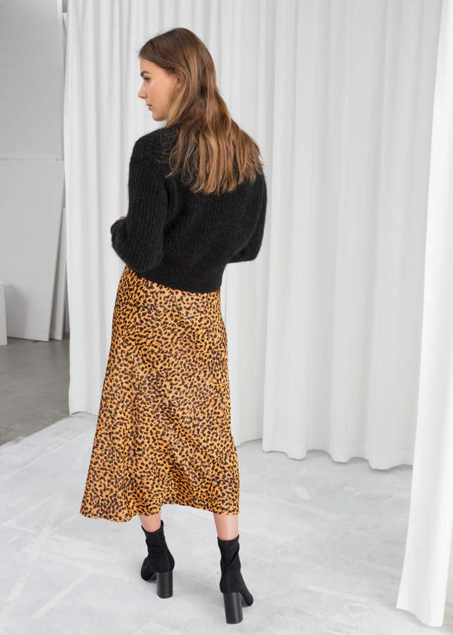 leopar etek kombin