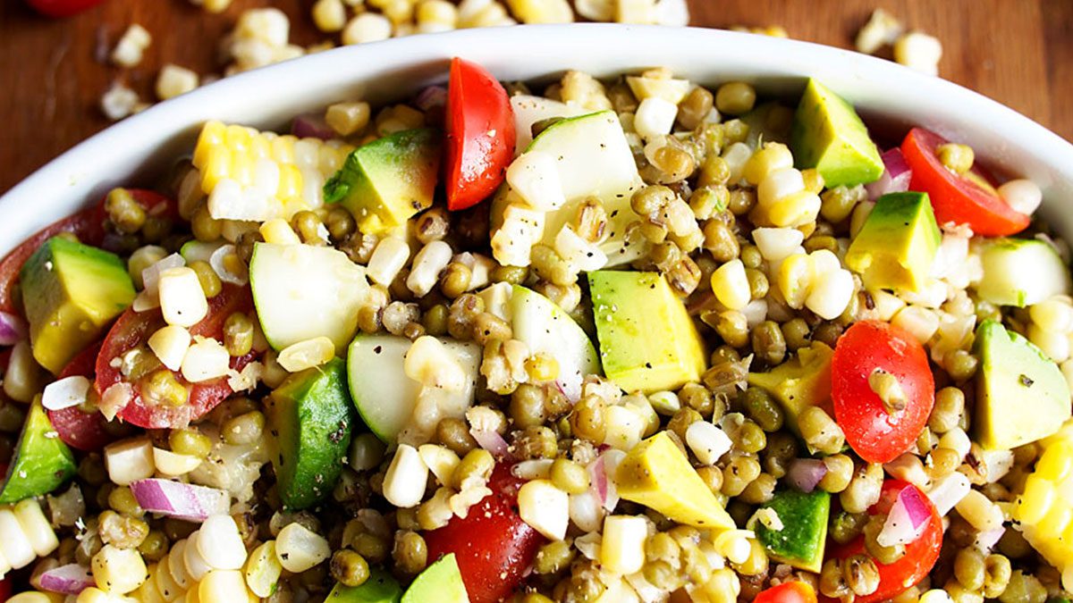 maş fasulyesi salatası